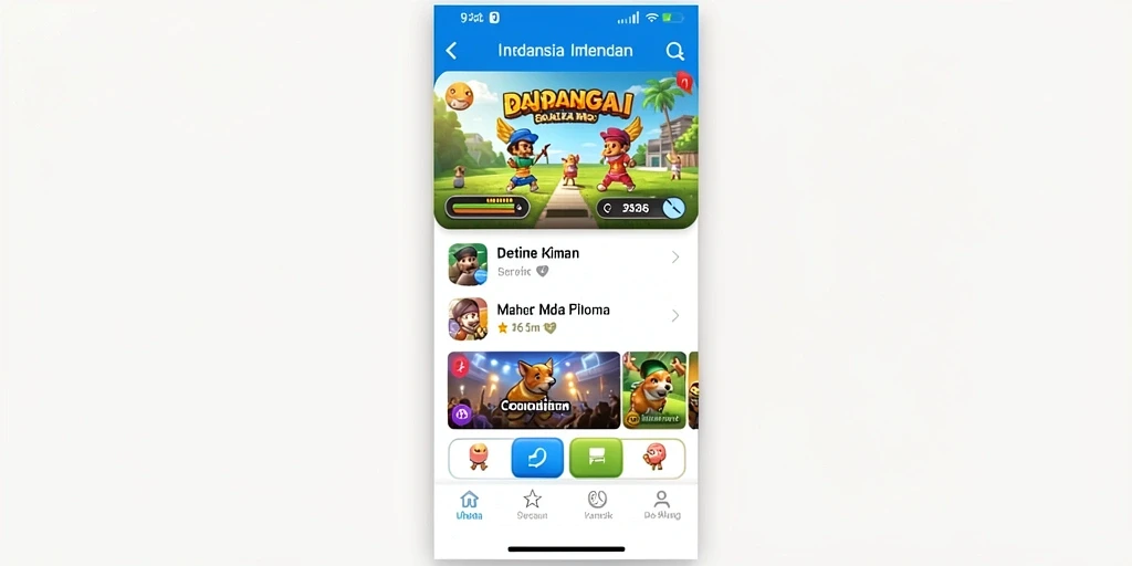 Tampilan antarmuka FUNGAME777 yang menarik.
