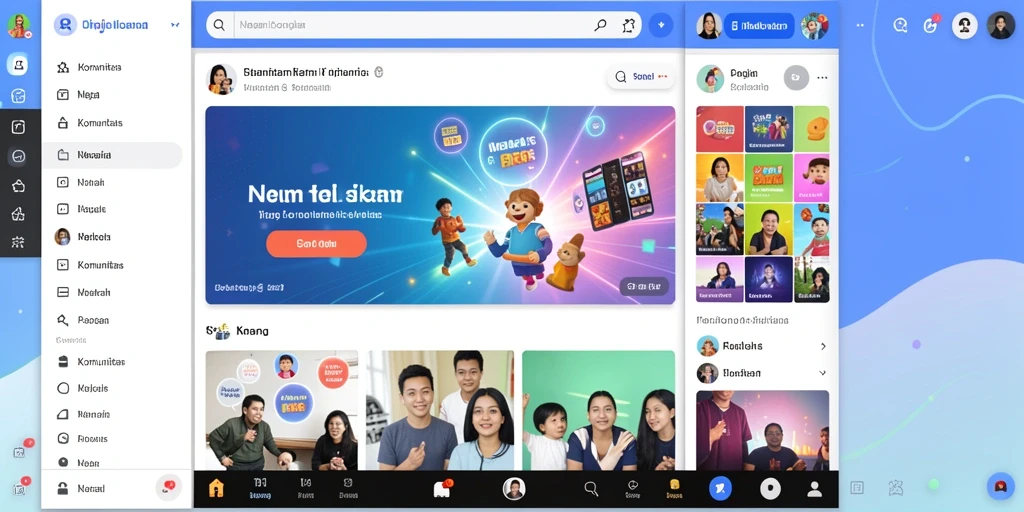 Tampilan antarmuka yang simpel dan menarik.