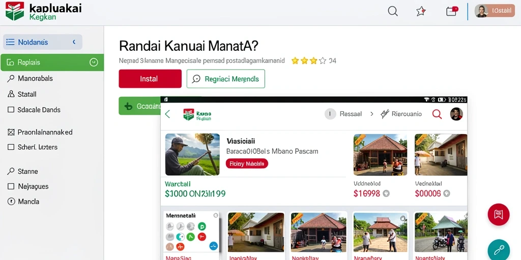 Tampilan antarmuka yang ramah pengguna dan menarik.