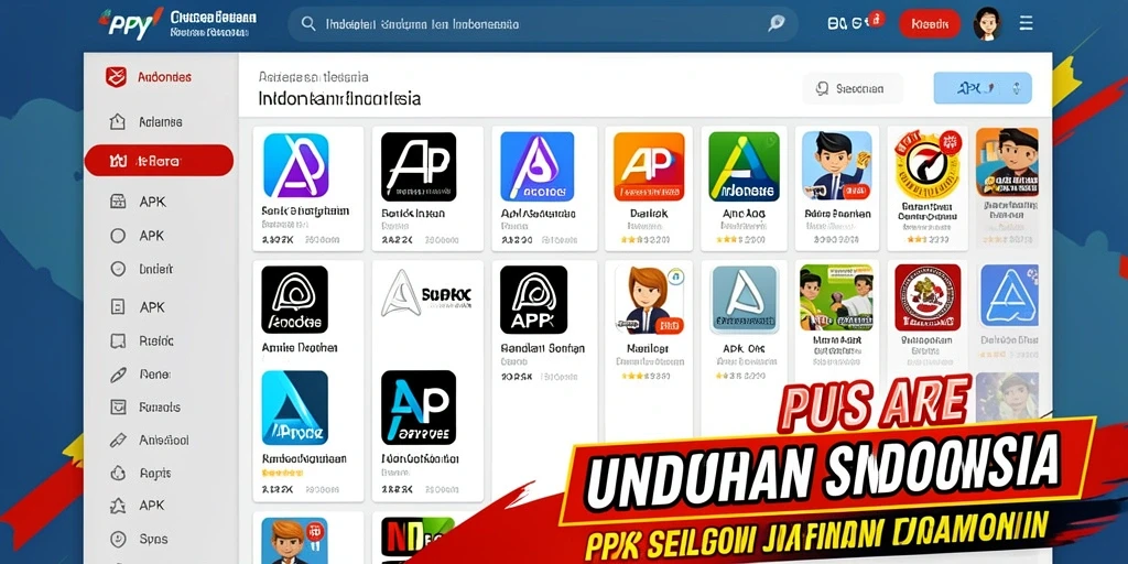 Layar utama JUTA7 yang menarik dengan berbagai pilihan mode.