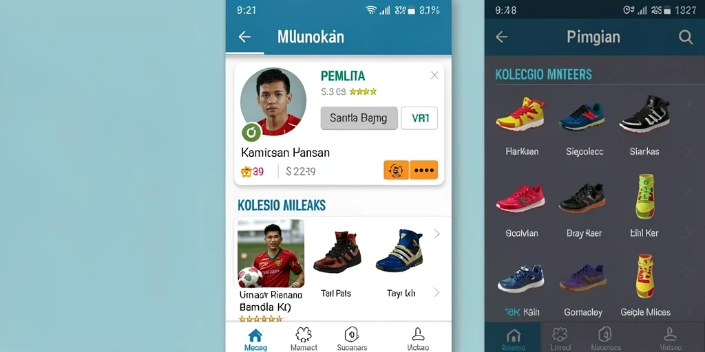 Tampilan antarmuka yang user-friendly dan menarik.