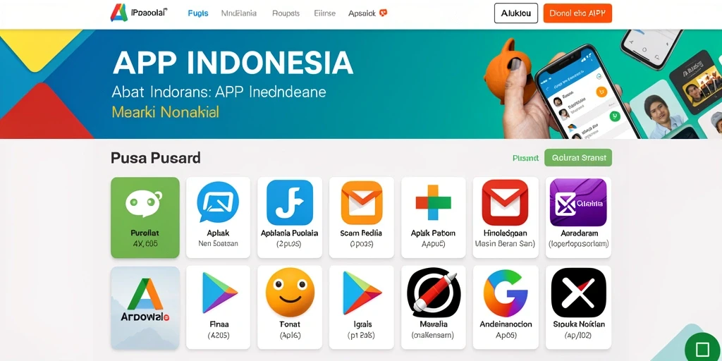 Tampilan awal yang menarik dan mudah dinavigasi.