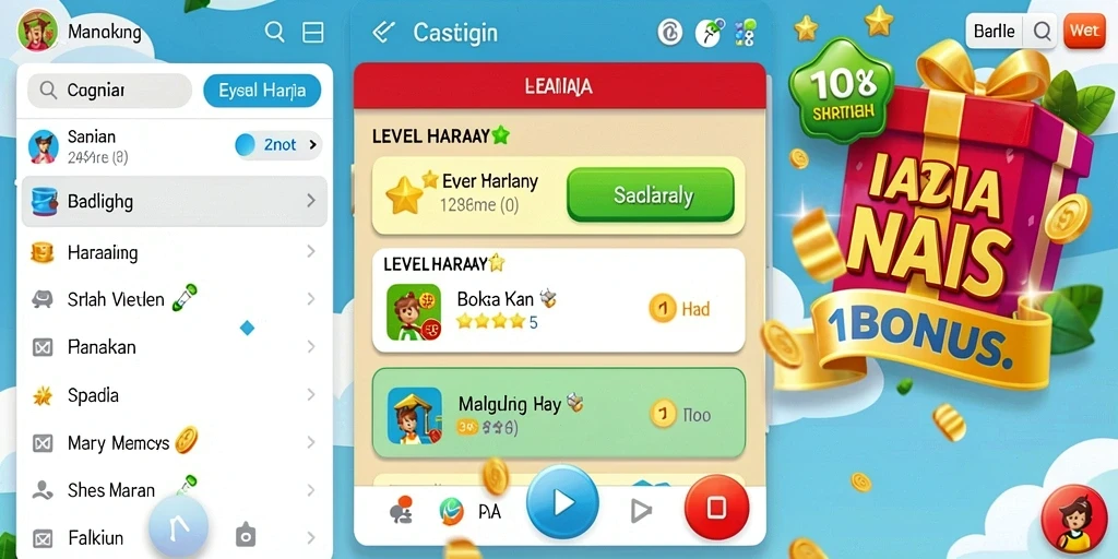 Tampilan antarmuka aplikasi SINARTOGEL yang menarik.