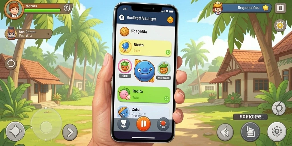 Tampilan awal aplikasi yang menarik dan colorful.