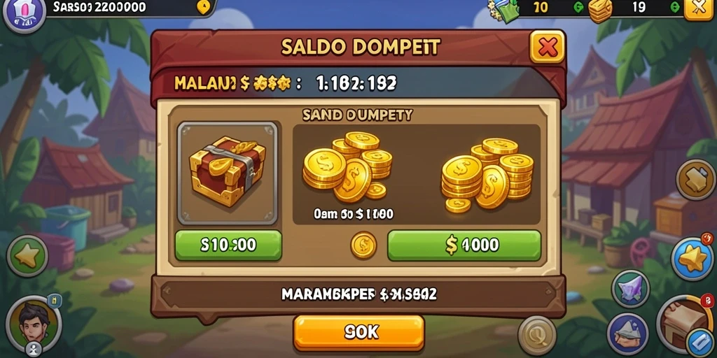 Tampilan menu utama SR777 yang menarik.